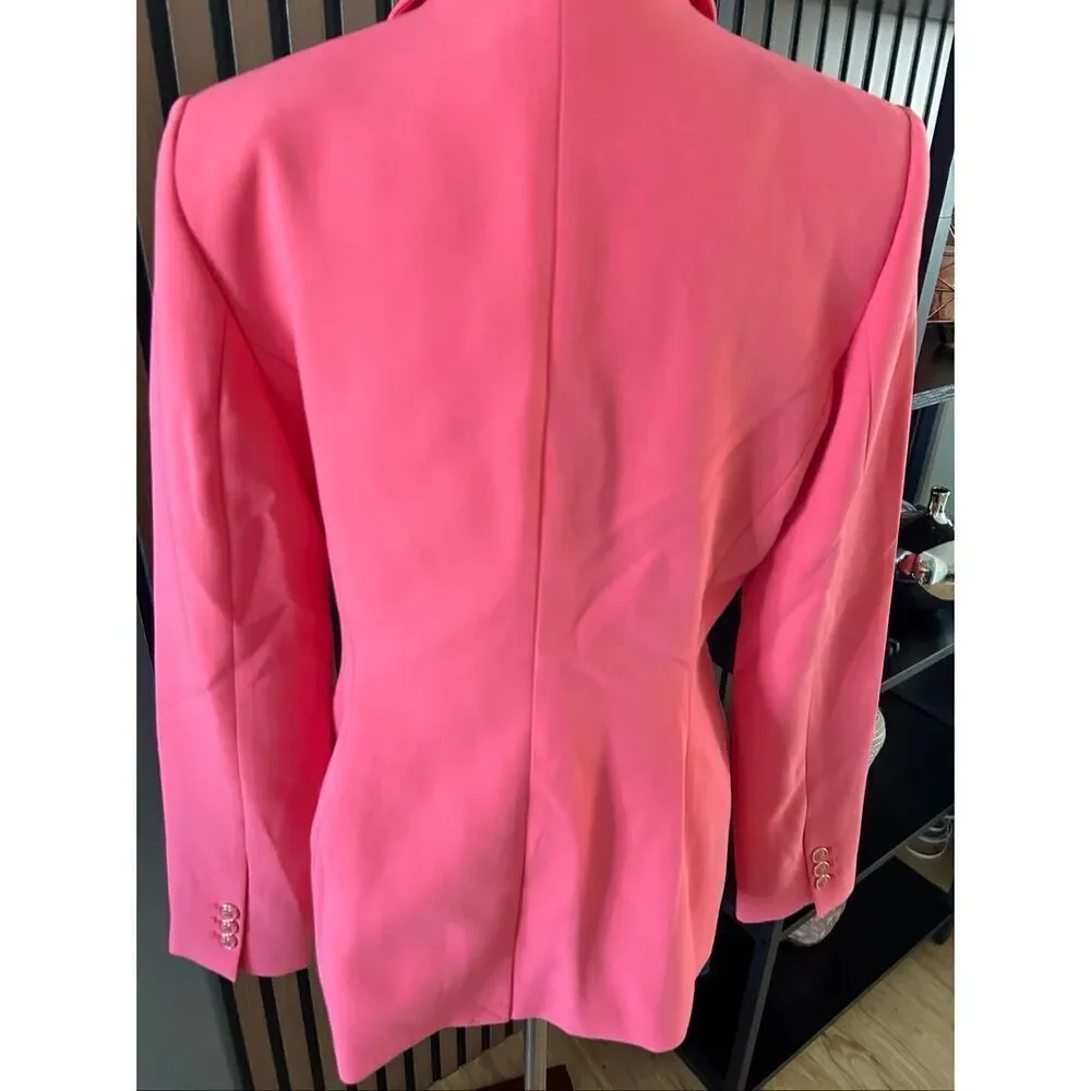 Tommy Hilfinger slim fit blazer sz10 peach color or pink work attire work blazer